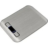 ChiliTec Küchenwaage CT KW-5, 0...5000 g, 180x140x20 mm, silber,