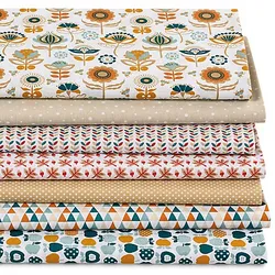 Patchwork-Überraschungspaket "Naturtöne", je nach Anfall