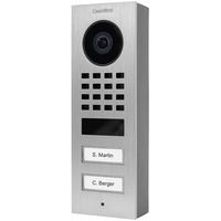 DoorBird D1102V Aufputz IP-Video-Türsprechanlage WLAN, LAN Außeneinheit Edelstahl V2A (gebürstet)