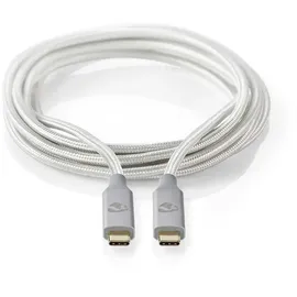 Nedis USB-C 1 m Silber