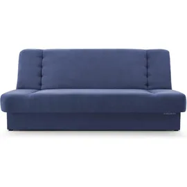 e-meubles Sofa mit Schlaffunktion und Bettkasten, Kippsofa Klappsofa Schlafsofa Clic-Clack Couch für Wohnzimmer Federkern Sofagarnitur Polstersofa - cyprus