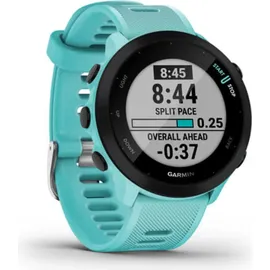 Garmin Forerunner 55 mit Silikon-Wechselarmband türkisblau/schwarz