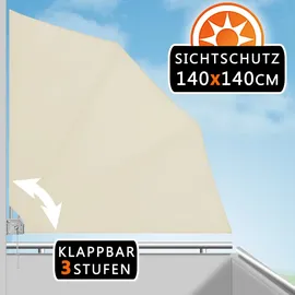 DEUBA Balkonfächer 2er-Set beige