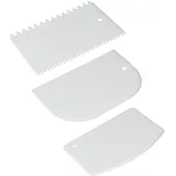Metaltex 252521080 Teigspachtel 3 Stück aus Kunststoff