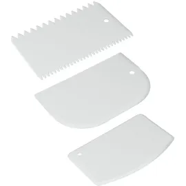 Metaltex 252521080 Teigspachtel 3 Stück aus Kunststoff