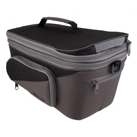 Racktime Talis Plus 2.0 Gepäckträgertasche 8L+7L – schwarz/grau - Einheitsgröße