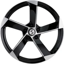 ETA BETA Magic 8,5 x 19 5 x 112 ET47 MB66,5 Schwarz Poliert