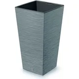 Prosperplast 14l Furu Collection 29.5x29.5x55 cm, Blumentopf - Cement - One Size