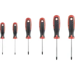 TOOLCRAFT Werkstatt Kreuzschlitz-Schraubendreher 6teilig 96029C1122