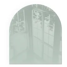 Tulup Funkenschutzplatte Glas 80 x 70 x 0,4 cm Grün
