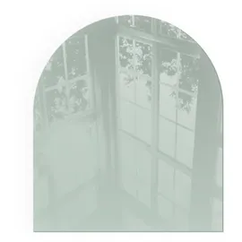 Tulup Funkenschutzplatte Glas 80 x 70 x 0,4 cm Grün