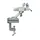 Unispann Feinmechanikerschraubstock Backen-B.80mm Spann-W.110mm Klemmbügel
