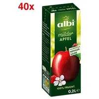 Albi® milder Apfel Fruchtsaft 40 x 0,2 l