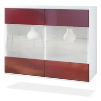 Vladon Kommode, Bordeaux, 92.5x73.5x35 cm, Wohnzimmer, Kommoden & Sideboards,
