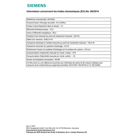 Siemens LB75565 Lüfterbaustein 73 cm
