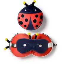 Triton-X Relaxeazzz Plüsch Adorabugs Marienkäfer Reisekissen & Schlafmaske