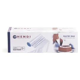 HENDI Spritzbeutel, 100 Stück, Einweg, geeignet für kalte Zutaten, Torten, Cupcakes, HACCP, Schichtdicke: 80 Mikrometer, Einwegspritzbeutel, Gebäcktüten, 530x285mm, LDPE