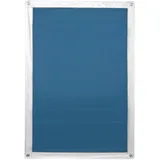 Lichtblick Dachfensterrollo Haftfix Hitzeschutz Verdunkelung 36 x 56,9 cm blau