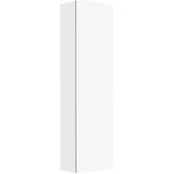 Keuco X-Line Hochschrank 1-türig, Anschlag links, 480x1750x300mm, 33130300001, Korpus/Front: Weiß Dekor matt / Weiß Glas