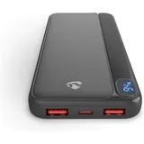 Nedis powerbank Lithium Polymer (LiPo) 10000 mAh Schwarz
