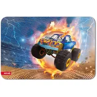 ROTH Schreibtischunterlage Monstertruck bunt Kunstleder 59,0 x 39,0 cm, 1 St.