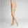 Damen Halterlose Strümpfe 20 DEN beige S