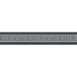 ascreation A.S. Création Borte selbstklebend Mäander 5 m x 10 cm Schwarz