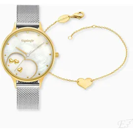 Engelsrufer ERWO-HEART-02 Happy Hearts Set Damenuhr 34mm 5ATM - Gold