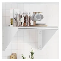 vidaXL Wandregal 50 x 45 x 31 cm Silber