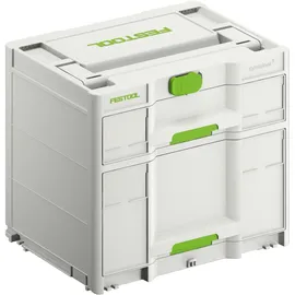 Festool Systainer SYS3-SORT/2 M 337 mit 2 Trennstegen schwarz 39,6 x 29,6 x 33,7 cm