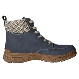 Rieker Schnürstiefel Damen Blau 42