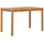 vidaXL Gartentisch 120 x 70 x 77 cm Teak Massivholz Braun