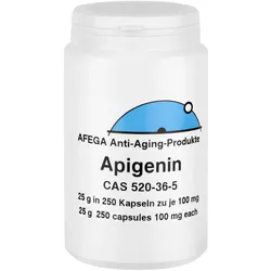 25 g  Apigenin (der Wirkstoff in der Kamille): Vorbeugen statt reparieren - 250 Kapseln zu je 100 mg