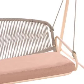 Beliani Norcia Braun 3-Sitzer