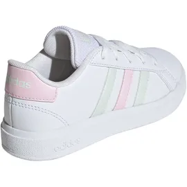 Adidas Grand Court Lifestyle Tennis Lace-Up Kids Cloud White / Crystal Jade / Clear Pink 37 1/3