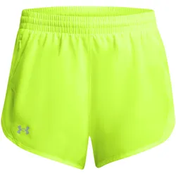 UNDER ARMOUR Fly-By Shorts Damen 731 - high vis yellow/high vis yellow/reflective S