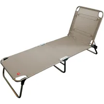 JAN KURTZ Fiam Amigo 190 x 60 x 30 cm taupe klappbar