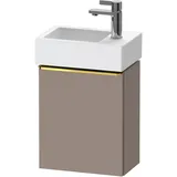 Duravit Waschtischunterschrank 1 Tür 36,4 x 44 x 22,2 cm Basalt Matt