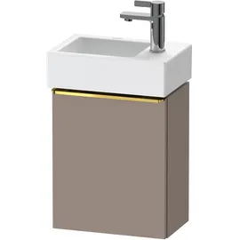 Duravit Waschtischunterschrank 1 Tür 36,4 x 44 x 22,2 cm Basalt Matt