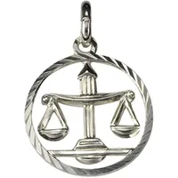 VIVANCE Sternzeichen Waage Weiß 925