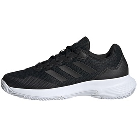 adidas Damen Gamecourt 2.0 Tennis Shoes Sneakers, core Black/core Black/Silver met, 40 2/3 EU