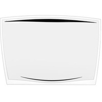 CEP Schreibtischunterlage Ice Black transparent/schwarz Kunststoff 64,2 x 43,8 cm, 1 St.