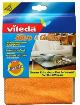 Vileda Micro Fibre Cloth, Mikrofaser, Rot