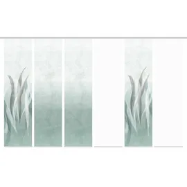 HOME WOHNIDEEN Schiebevorhang ¦ grün ¦ Synthetik ¦ Maße (cm): B: 60 H: 245