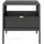 Feldmann-Wohnen Nachtschrank Nova 54 x 56 x 39 cm Schwarz/Gold