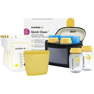 Medela All-in-One Set zur Aufbewahrung von Muttermilch Aufbewahrungsset, mehrfarbig