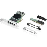 Lenovo Intel I350-T4 Netzwerkadapter PCIe 2.1 Gigabit Ethernet x 4 für ThinkCentre M720, M920, ThinkStation P330, P330 (2nd Gen), P410, P510, P520, P720, P920