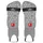 derbystar Bundesliga Protect Schienbeinschoner Uni grau schwarz rot L
