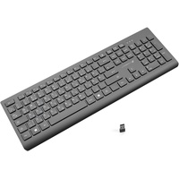 Lacerto Lacerto® | Russisch-Deutsche/Ukrainische Kabellose 2,4 GHz Multimedia Tastatur,