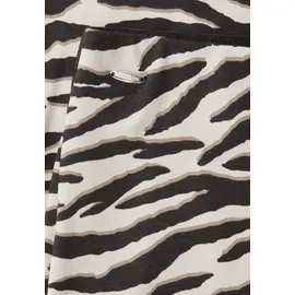 STREET ONE Maxirock Damen Animalprint Braun 42